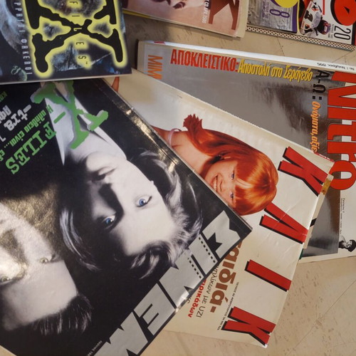 Vintage magazines from the '90s used, rock, metal, pop culture