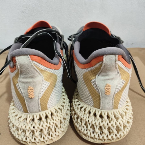 Adidas 4D sneakers used, size 44.5, white and beige