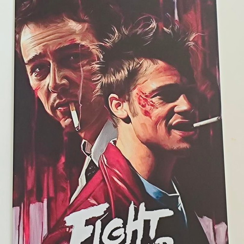 Fight Club metal poster vintage retro like new
