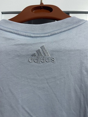Adidas Originals къс ръкав нова тениска, размер Large, синя със зелен лого