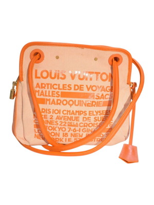 Louis Vuitton Antigua Travel Bag PM shoulder bag used, orange canvas