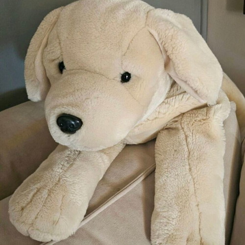 Large plush dog like new