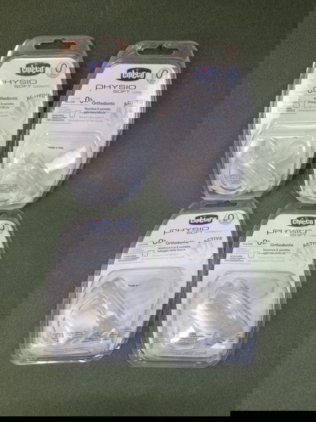 CHICCO Physio Soft 0+ 4 Πιπίλες