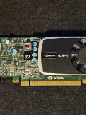 Κάρτα γραφικών NVIDIA Quadro 600 μεταχειρισμένη με εξόδους DVI και DisplayPort