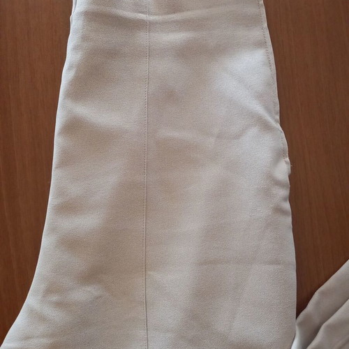 High-waisted pants like new, size L, beige