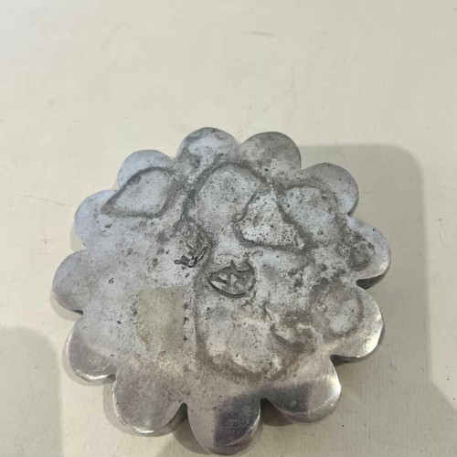 Vintage Dianna Karvounis candlestick with authenticity stamp used, 2x11