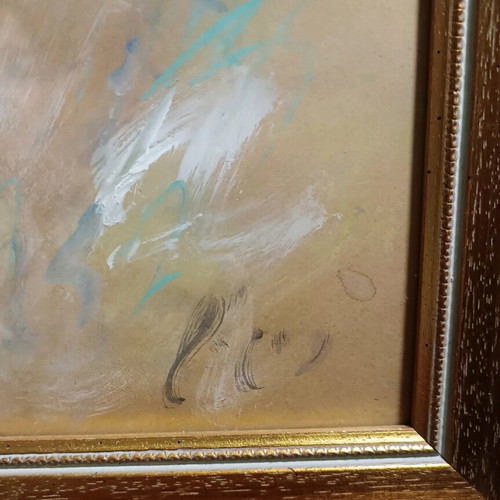 Painting by artist Doris, like new, signed, 24x34 cm