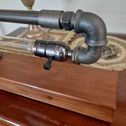 Industrial Design desk lamp new with Edison bulb