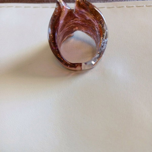 Murano ring new made of Italian glass