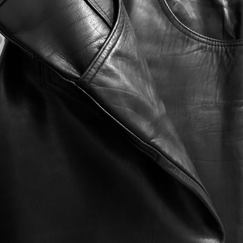 AKASO 100% Real Leather Vintage Trousers, Size L