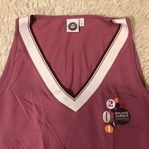 Roland-Garros 2011 vintage top used, purple, size M