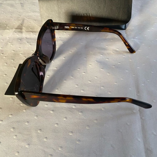 Zara cut eye sunglasses new, brown degrade with UV protection