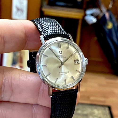Omega Seamaster Deville automatic 33.5cm vintage watch like new