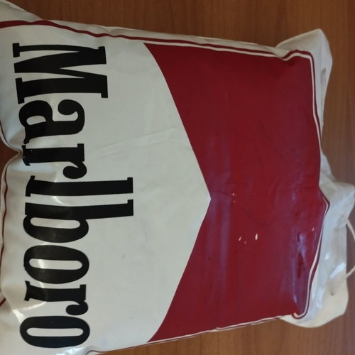 Marlboro vintage beach bag pillow used
