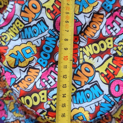 Bucket hat like new, white and multicolor, size S/M