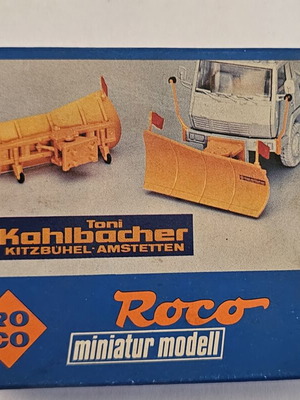 Roco HO 1775 Snowplow 1:87 scale model, like new, unassembled
