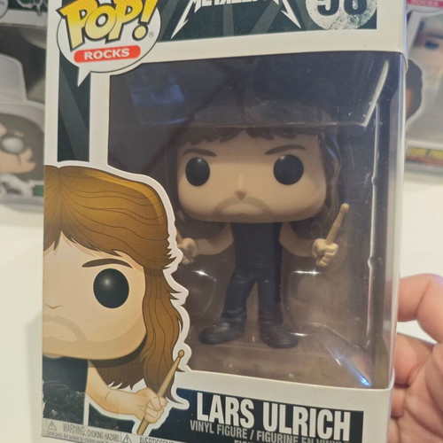 Funko Pop Metallica #58 Lars Ulrich new