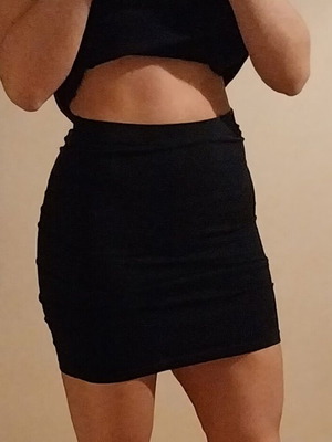 Mini skirt H&M black like new, size XS
