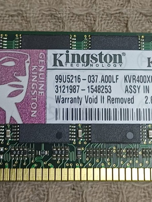 Kingston DDR1 SDRAM Memory 512MB 400MHz like new