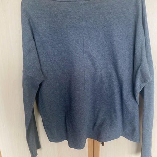 Pink Woman long-sleeve mako blouse like new, grey, size M
