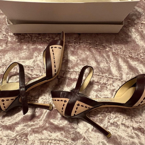 Jimmy Choo Blush Suede heels like new, size 36