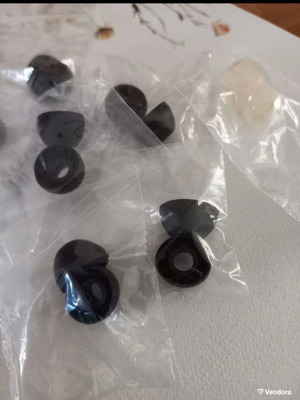 Silicone earbud tips for headphones, pack of 20, new