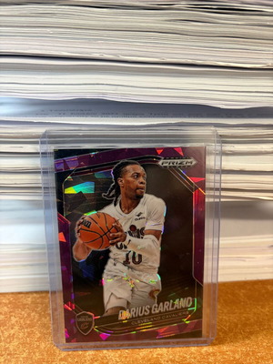 2024-25 Panini Prizm Black #79 Darius Garland Purple Ice card new