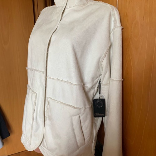 Mouton jacket coat new with soft fur lining