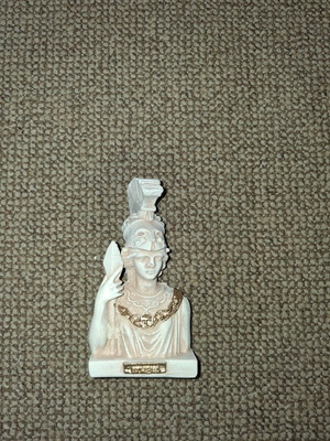 Decorative bust of Athena new, polyester 10×6