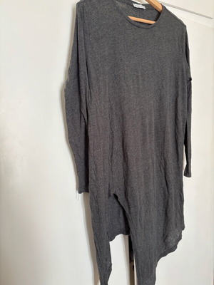 Zara long dress with thin fabric like new, gray size L