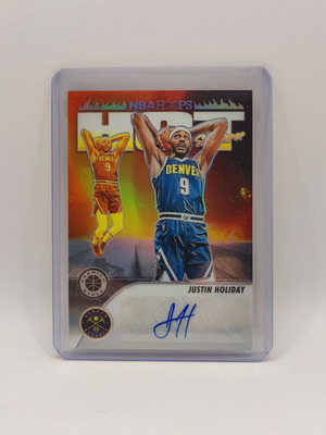 Картичка Justin Holiday Hot Signatures 2023-24 Panini Hoops Premium Stock нова
