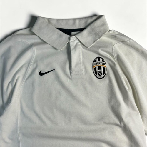 Nike Vintage Y2K Juventus FC Polo Shirt used, 2006 pre match