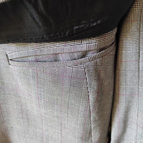 Mexx women's checked suit like new, gray and pink, size XL/XXL