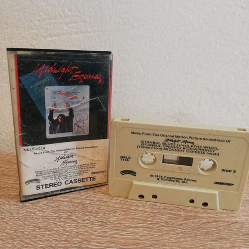 Cassette soundtrack Midnight Express 1978 Giorgio Moroder used