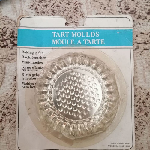Tart Moulds Set of 6 Aluminum