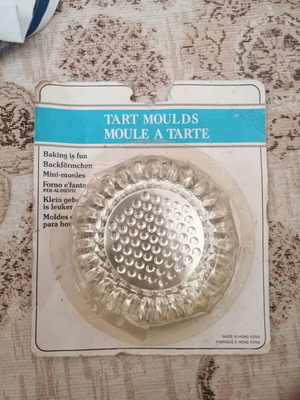 Tart Moulds Set of 6 Aluminum