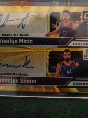 Micic Simon Double Auto 01/10 Anadolu Efes Istanbul new