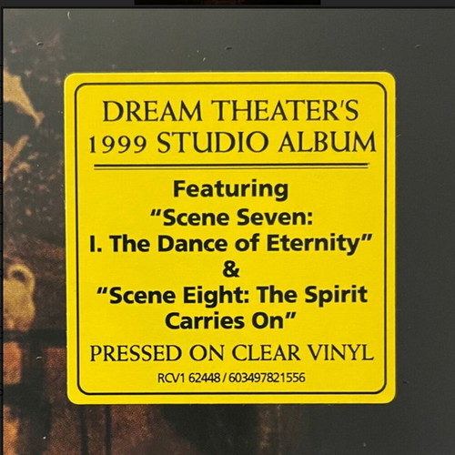 Dream Theater Metropolis Pt. 2: Scenes From A Memory βινύλιο σαν καινούργιο