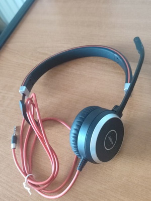 Jabra Evolve 40 Mono single ear headset, black
