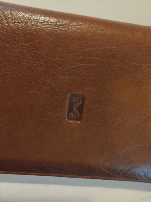 Michelin leather wallet used, brown