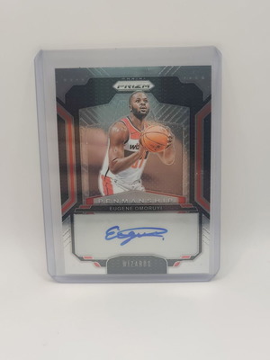 Panini-Prizm Basketball Card Eugene Omoruyi Auto Penmanship 2024-25 new