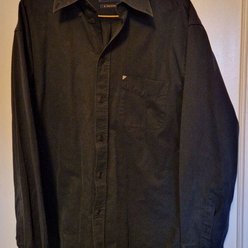 New Man shirt used, black, size 5 (L/XL), 100% cotton