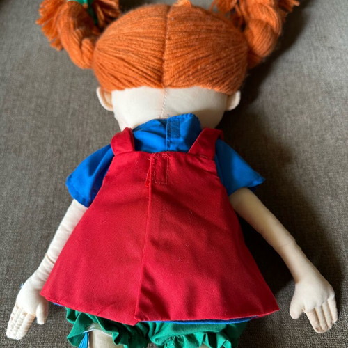 Pippi Longstocking cloth doll Micki like new, 48 cm