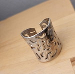 Silver 925 ring vintage adjustable, like new