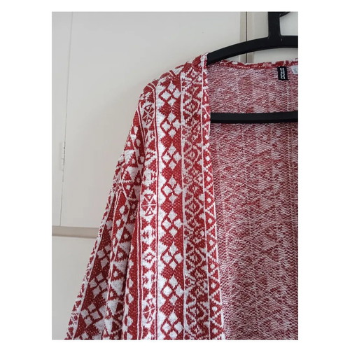 H&M patterned cardigan new, size large, John Galliano