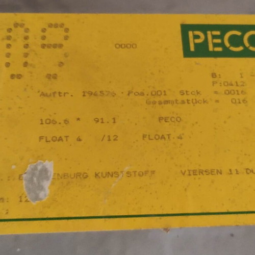 PVC window PECO German double glazing with tilt function new