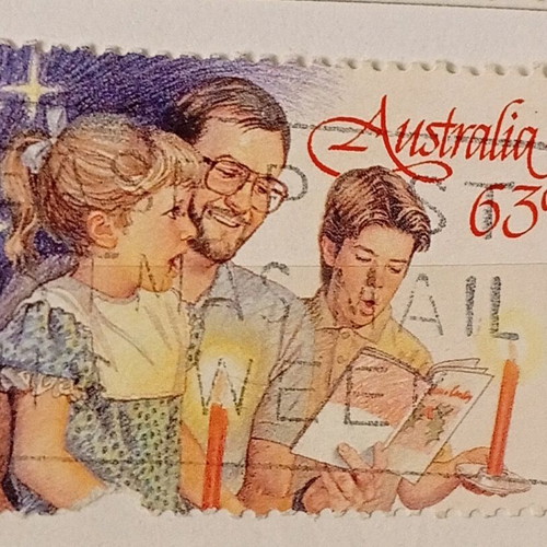 Australia stamps used, pack of 3