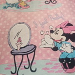 Children's rug large pink used