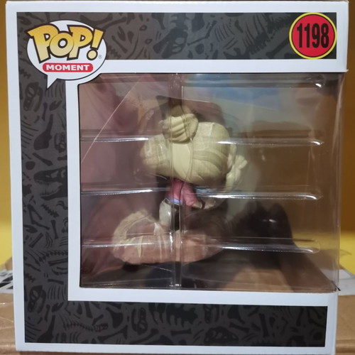 Funko POP! Moment Jurassic Park Dr. Sattler with Triceratops used