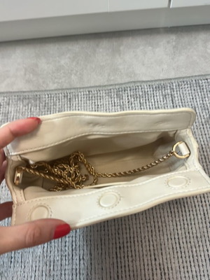 Off White Mango Clutch Bag like new